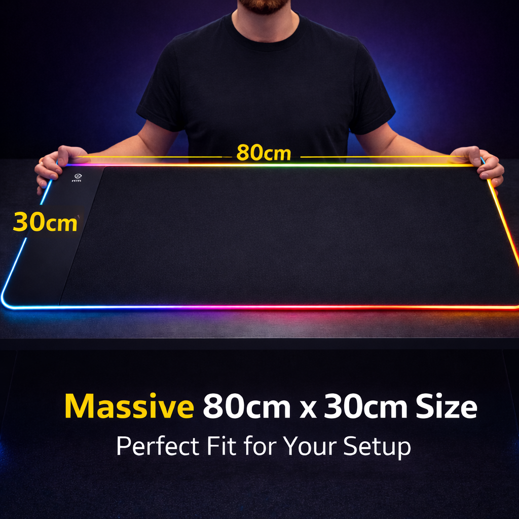 PowerGrid™ RGB Wireless Charging Deskmat