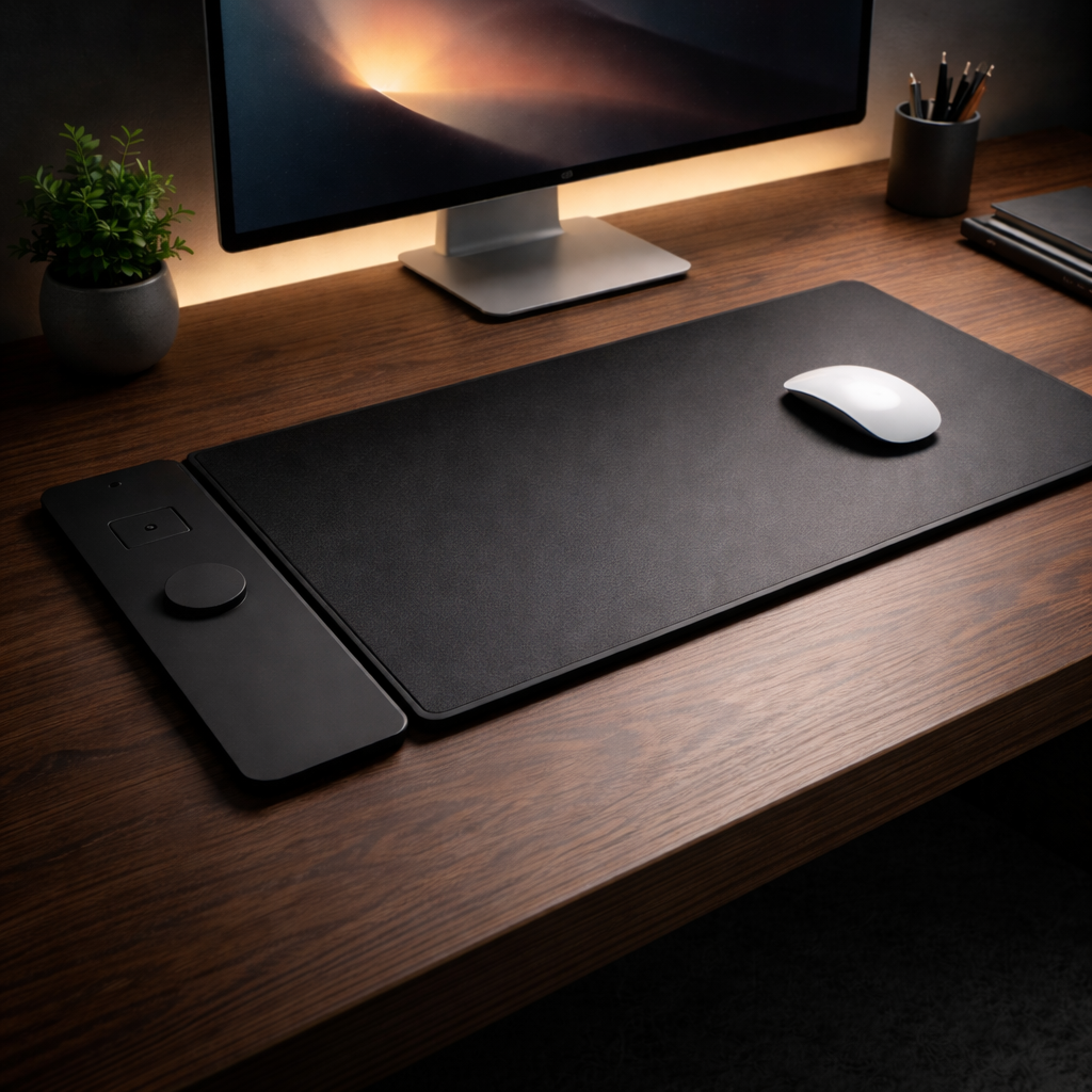 MagneticFlow™ 15W Wireless Charging Desk Mat
