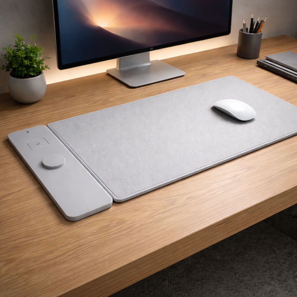 MagneticFlow™ 15W Wireless Charging Desk Mat